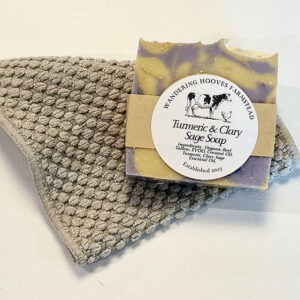 turmeric clary sage soap