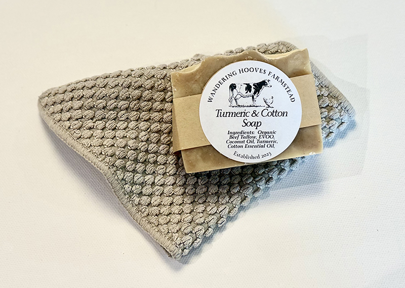 turmeric cotton soap