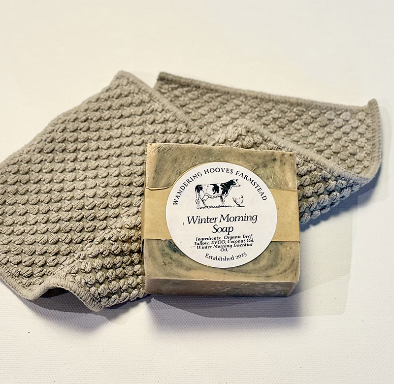 winter morning soap